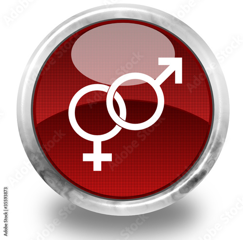 Couple glossy icon