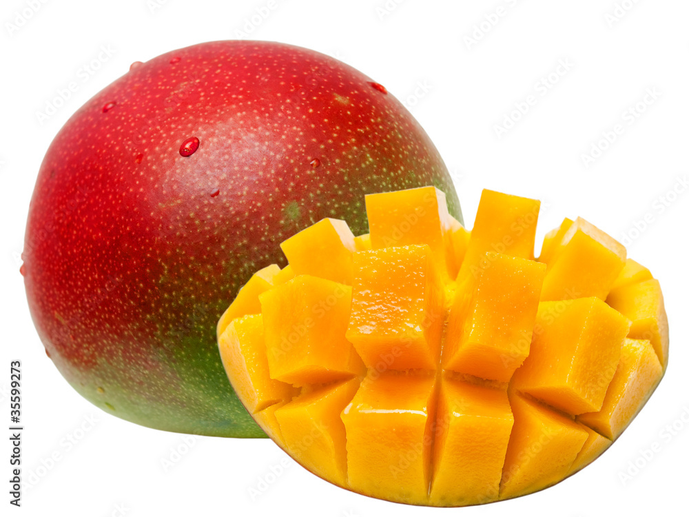 Mango isolated on white background Mango isolated on white background