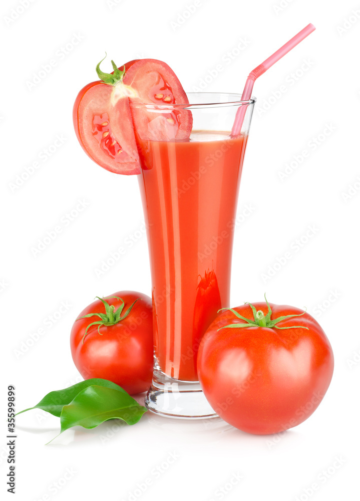 Tomato juice isolated Tomato juice isolated