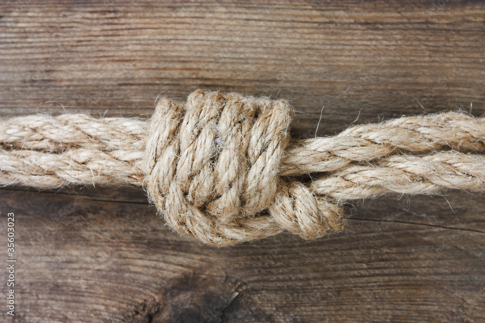Rope with knots Rope with knots