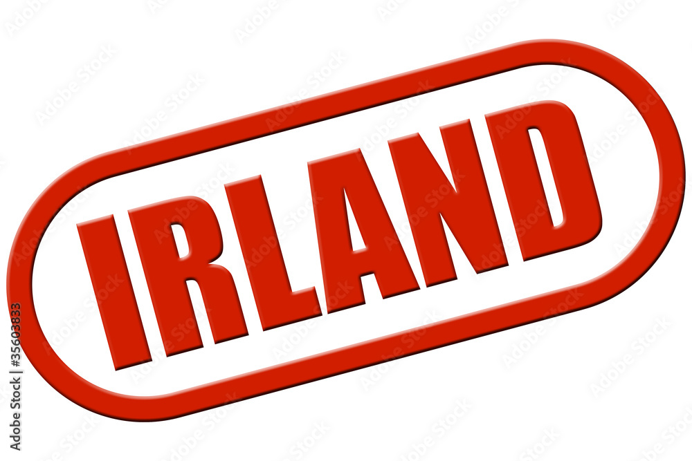 Stempel rot rel IRLAND