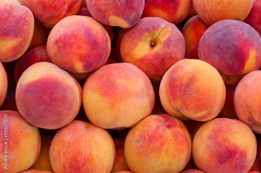 Peach close up. Peach close up.