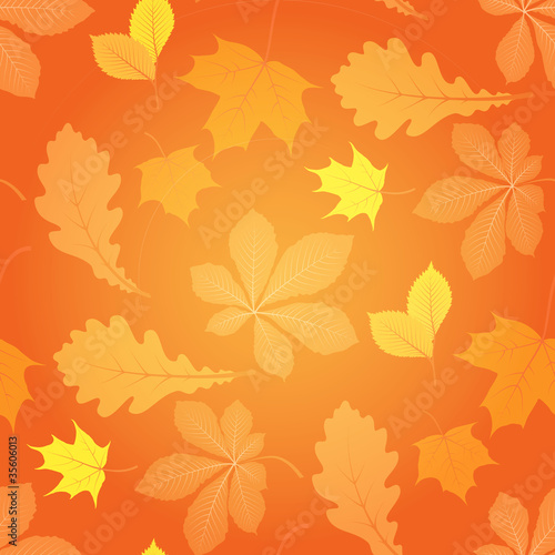 Autumn seamless pattern