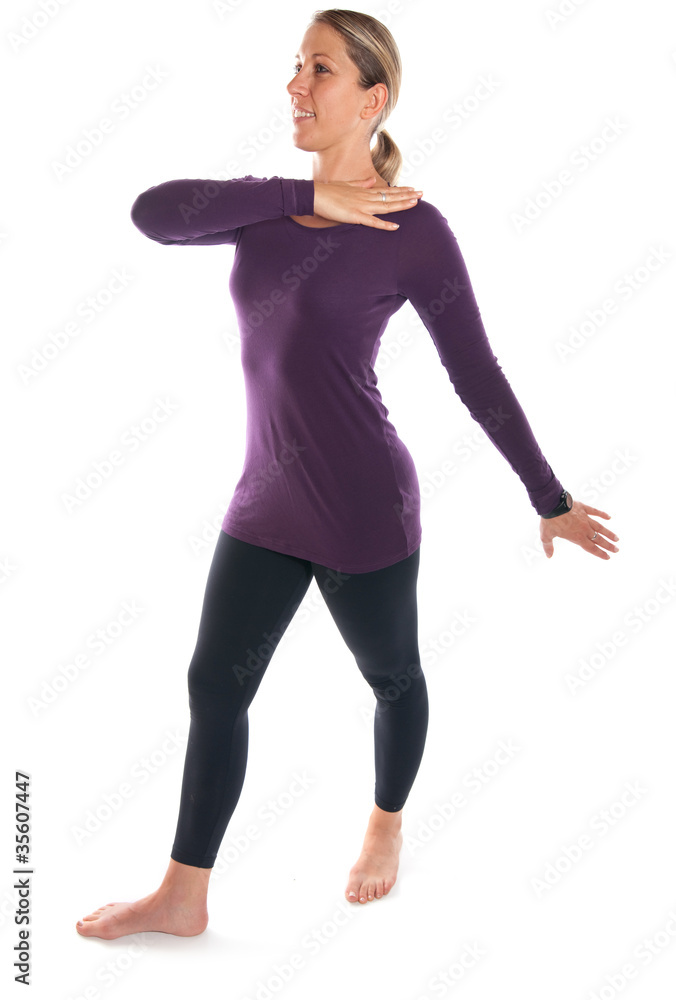 femme sportive souriante femme sportive souriante