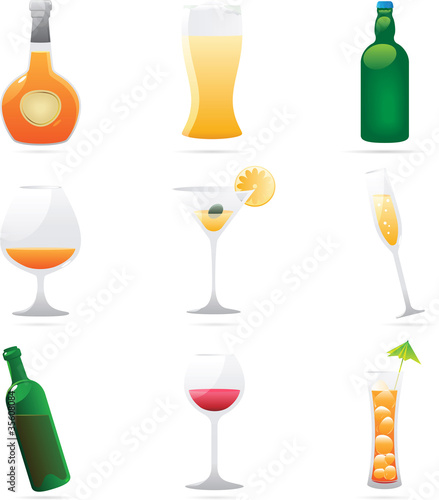 Icons for drinks