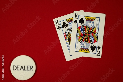 pocket kings on the button