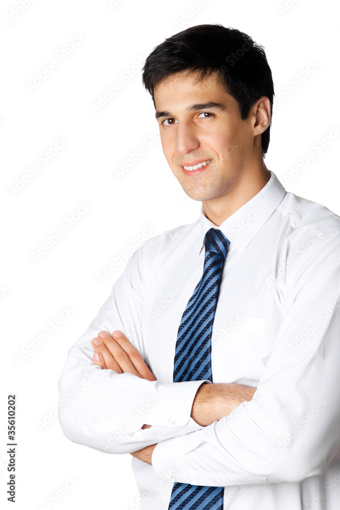 Portrait of young happy smiling businessman Portrait of young happy smiling businessman