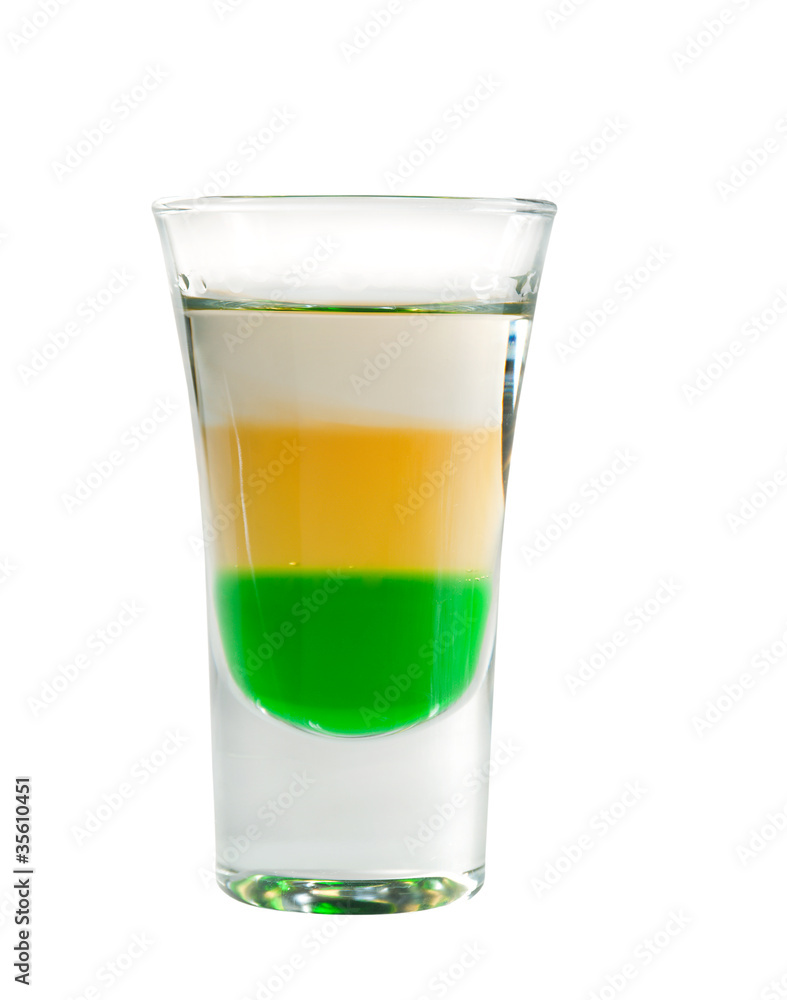 cocktail closeup isolated on white background. cocktail closeup isolated on white background.