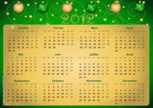 Calendrier 2012