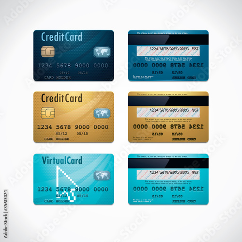 Vector credit cards