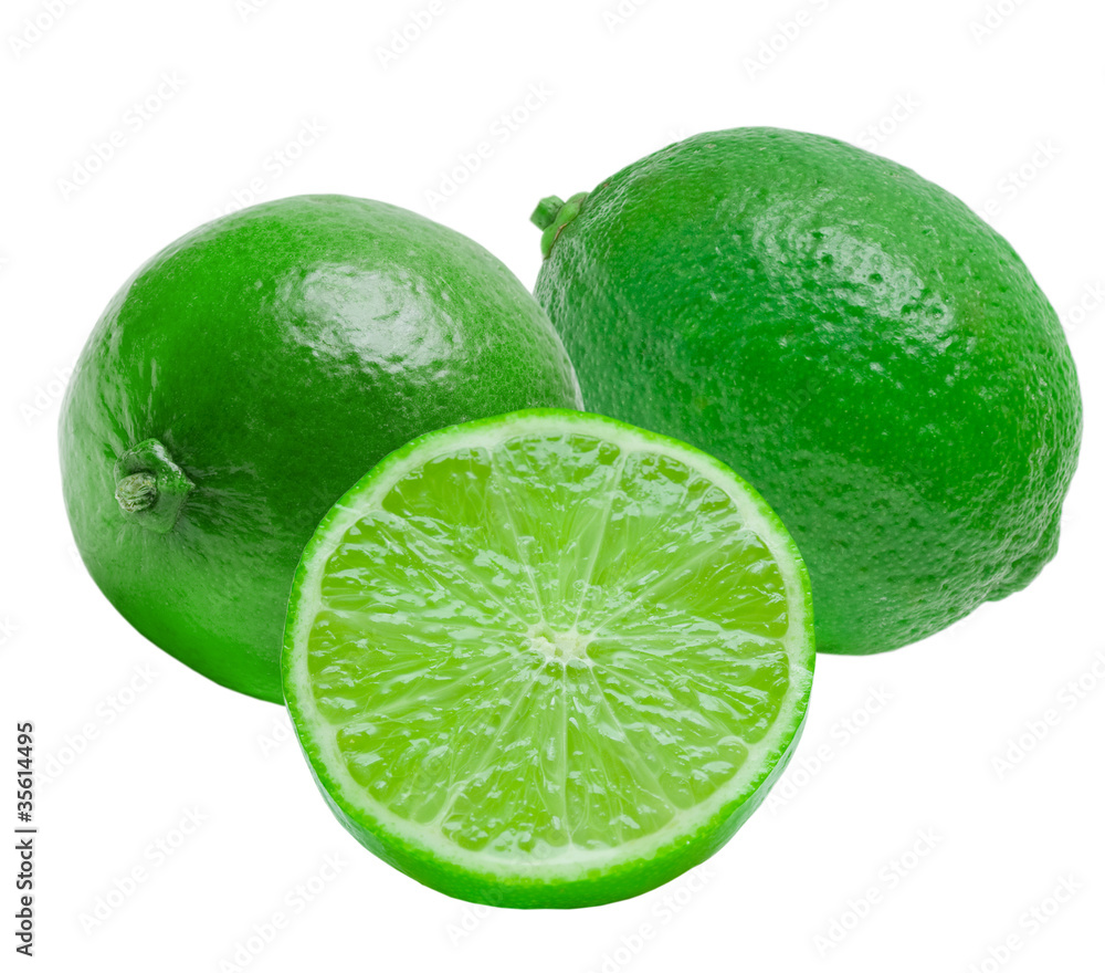lime isolated on white background lime isolated on white background