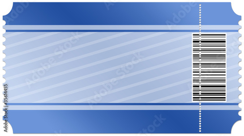 Ticket Coupon Gutschein (blank)