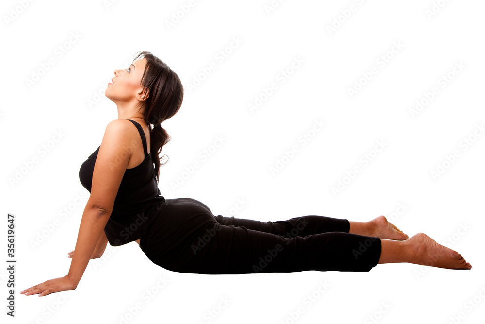 Cobra position Yoga Excercise Cobra position Yoga Excercise