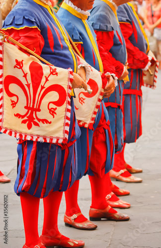 Corteo storico della Rufina per la festa dell'uva