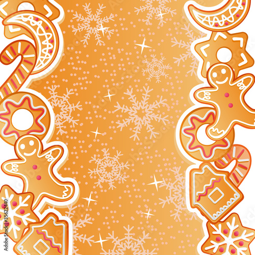 Gingerbread background
