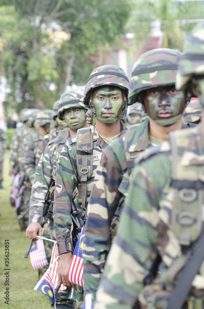 Naklejka premium PAHANG, MALAYSIA - September 16th 2011 celebration of 1 Malaysia