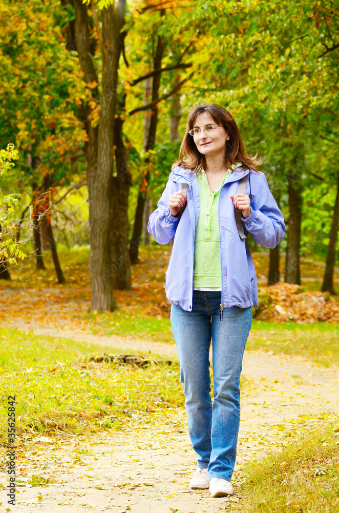 Female hiker Female hiker