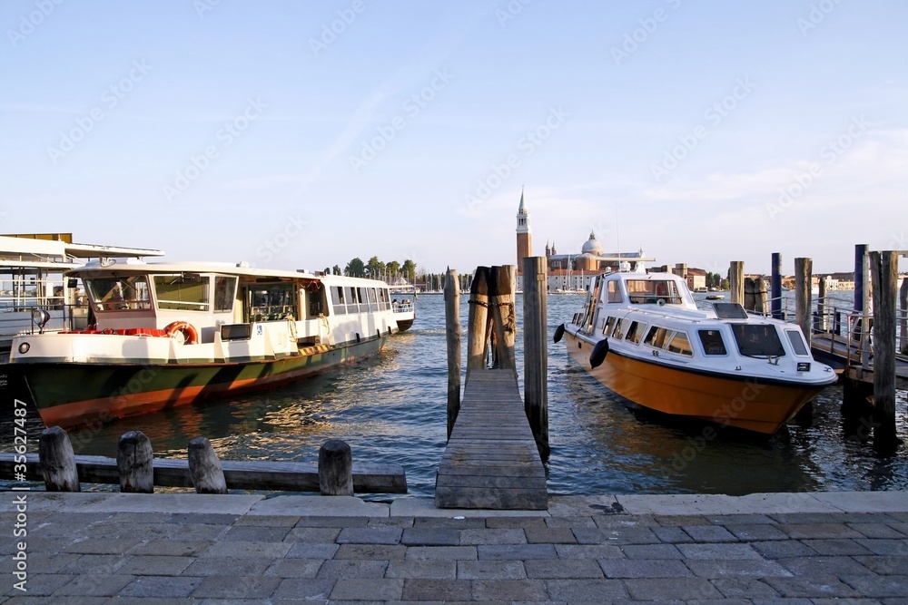 Ships in Venice