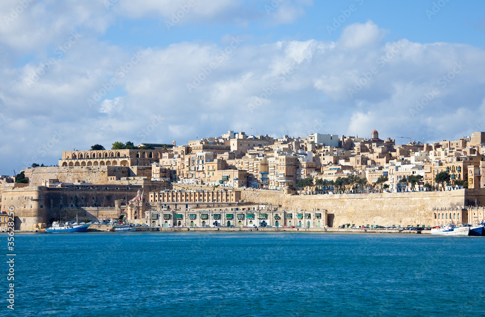 View of Valletta