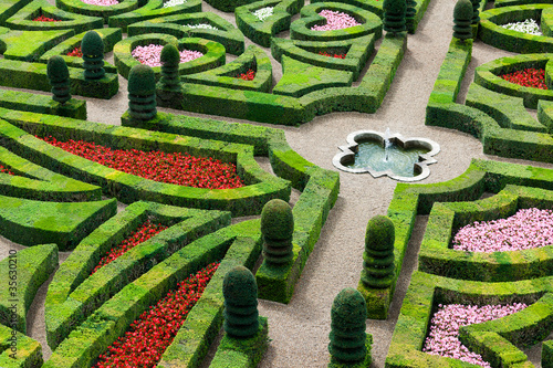 jardin français, Villandry, France