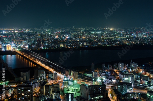 Suita and Toyonaka Skyline at night © Arrlfx
