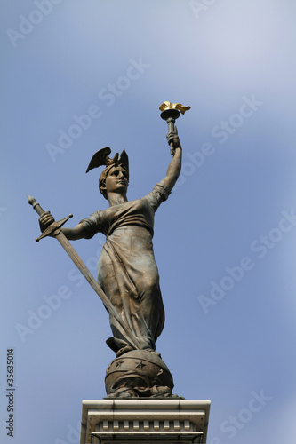 Lady Victory Statue in Indianapolis