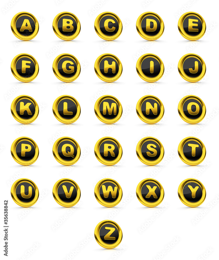 alphabet A-Z alphabet A-Z