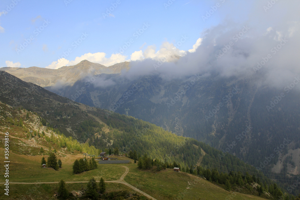 Obraz premium nubi vetta cima sud tirolo trentino