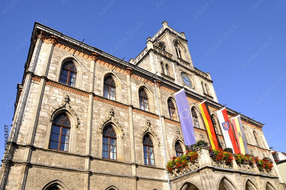 Weimar Rathaus Markt