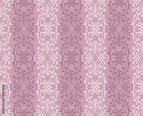 decorative damask pattern background