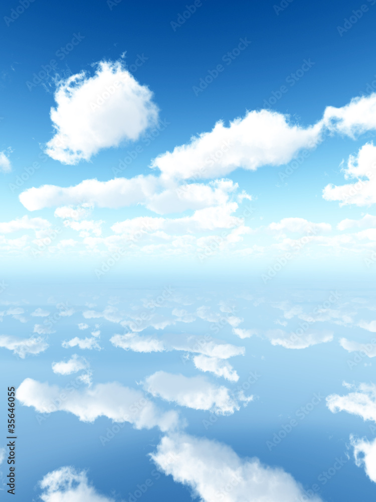 Obraz premium Reflected Sky