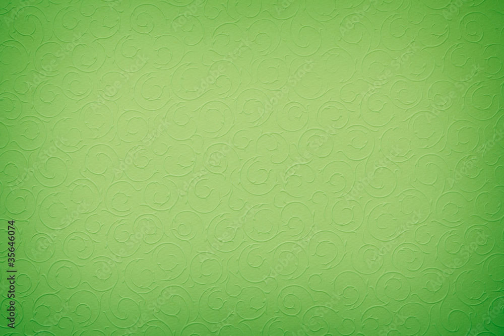 vivid green background with round organic ornaments vivid green background with round organic ornaments