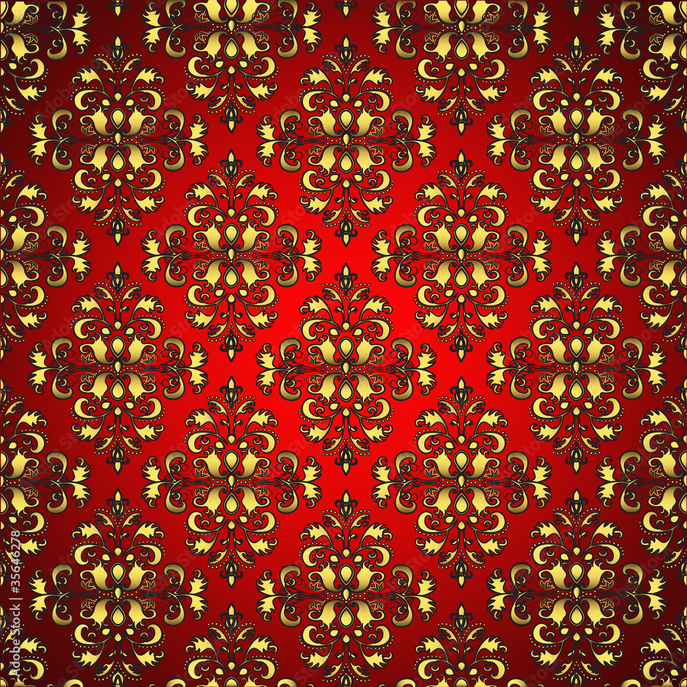 Patterned Seamless wall paper