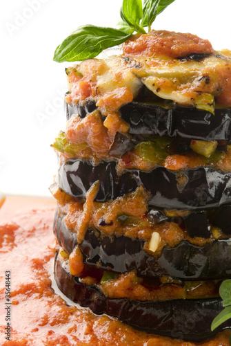 фотографія lasagna de berenjena