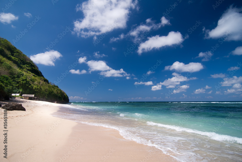 white sand blue water beach outdoor