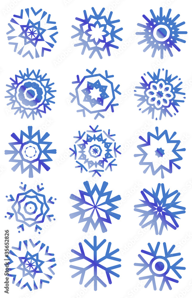 Snowflake set Snowflake set