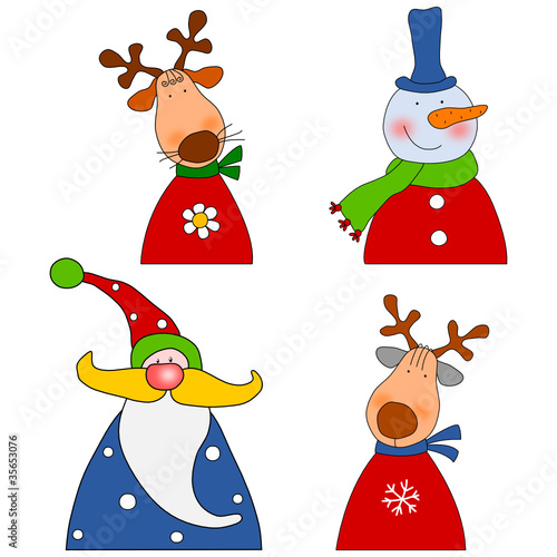 Christmas characters