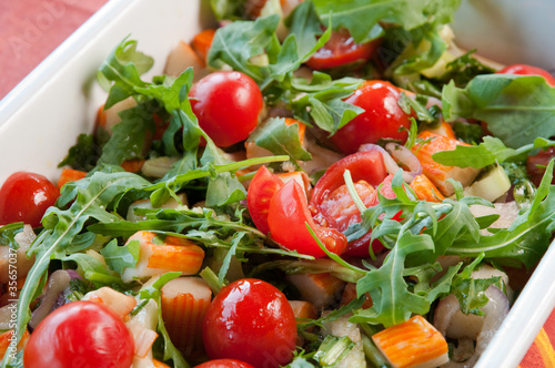 Italian Food, a salad mix