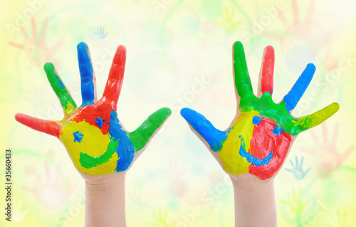 Hand Painted Child