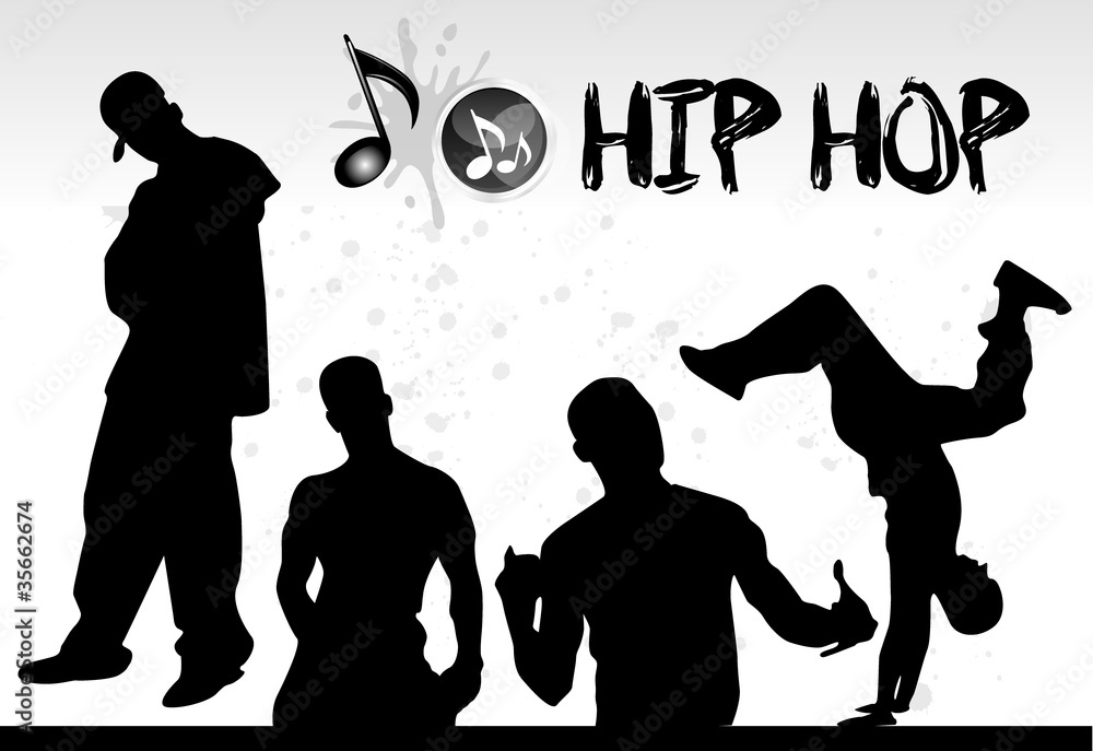 Obraz danseurs de hip hop