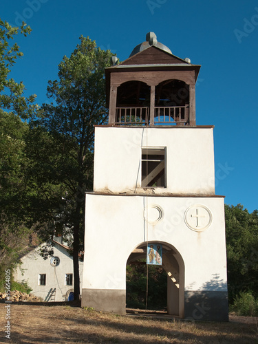 Belltower In Ljubojno, Macedonia Republic photo