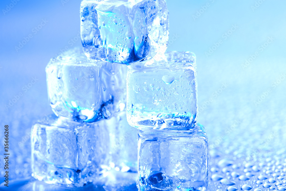 Crystals ice cubes Crystals ice cubes