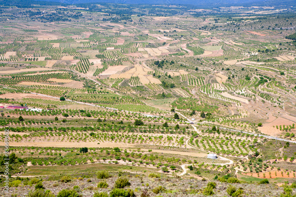 Aras de los Olmos valley in Valencia Spain