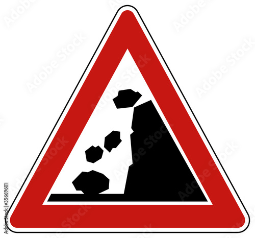 Achtung Steinschlag