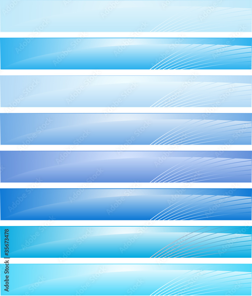 Fototapeta premium Banners set