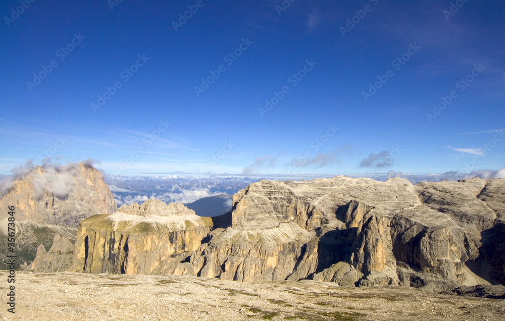 Langkofel und Sellagruppe - Dolomiten - Alpen