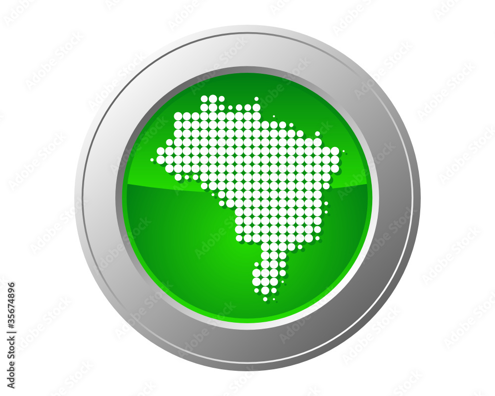 Button Karte von Brasilien Button Karte von Brasilien