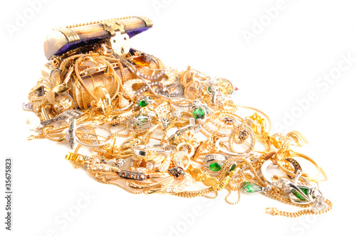Lot of  gold jewelry