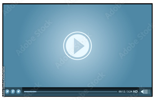 blue video player for web