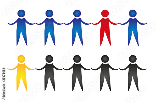 holding hands men